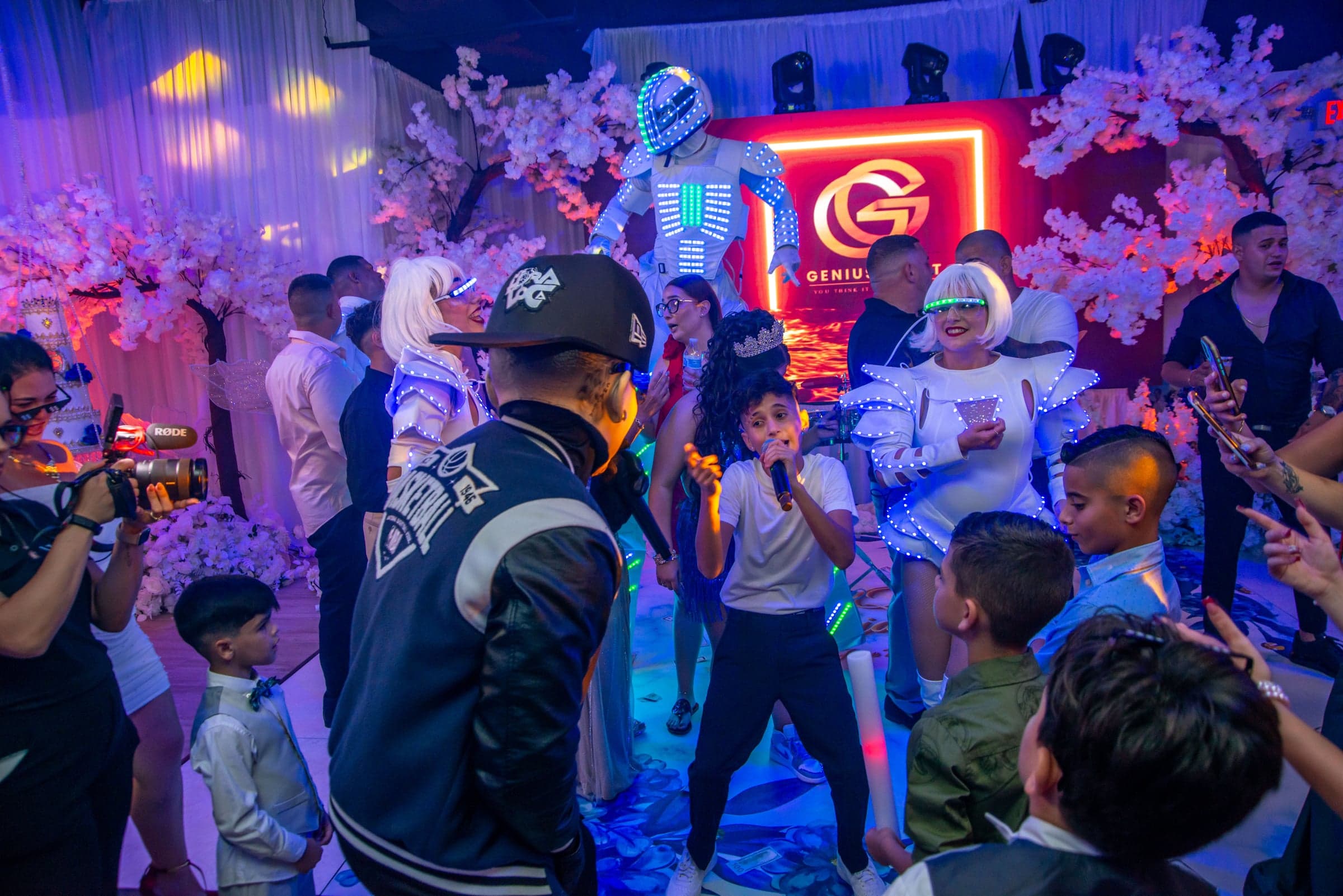 Quinceañera dance floor celebration, Southwest Florida