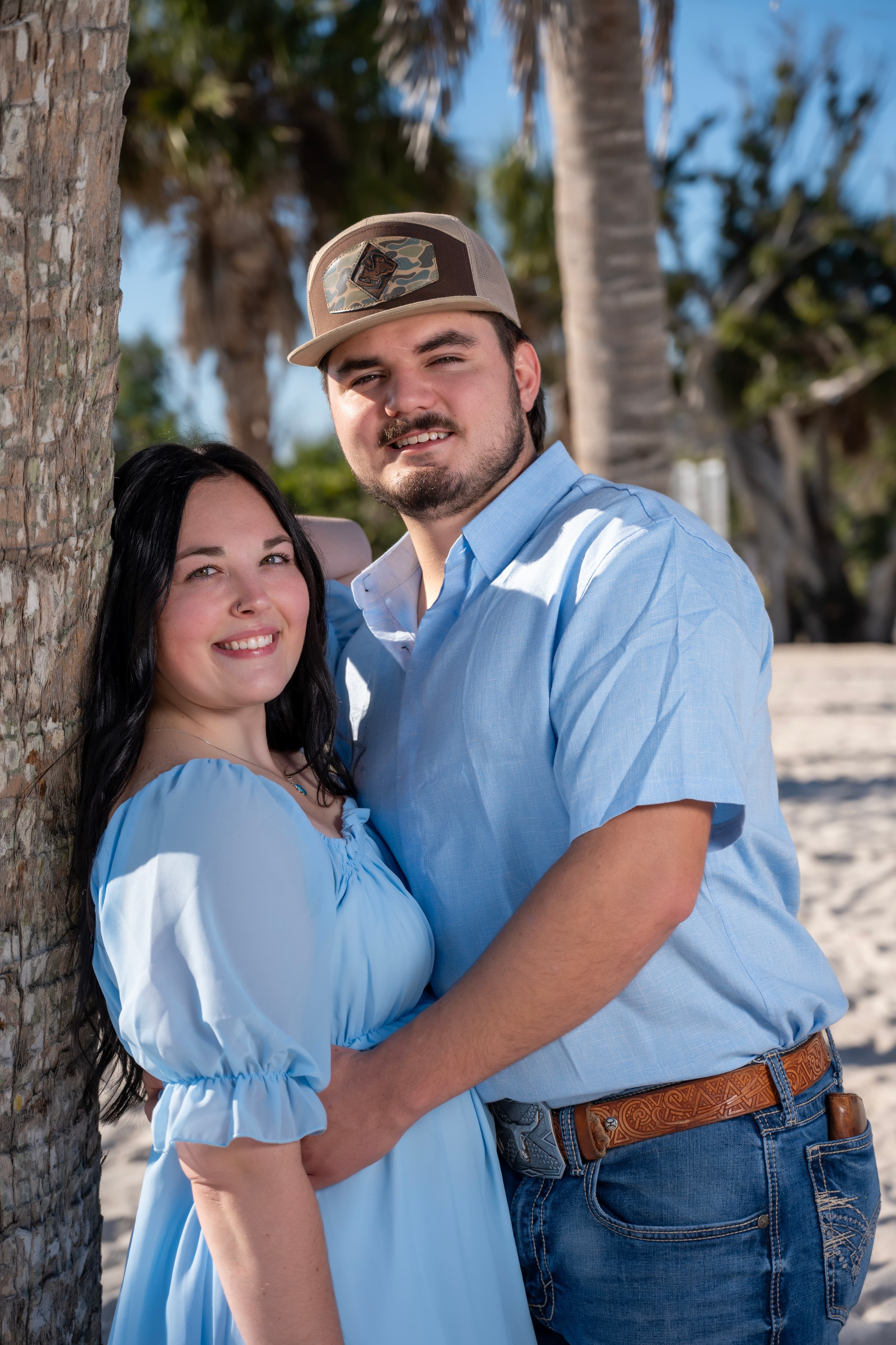 Playful engagement session at SWFL park