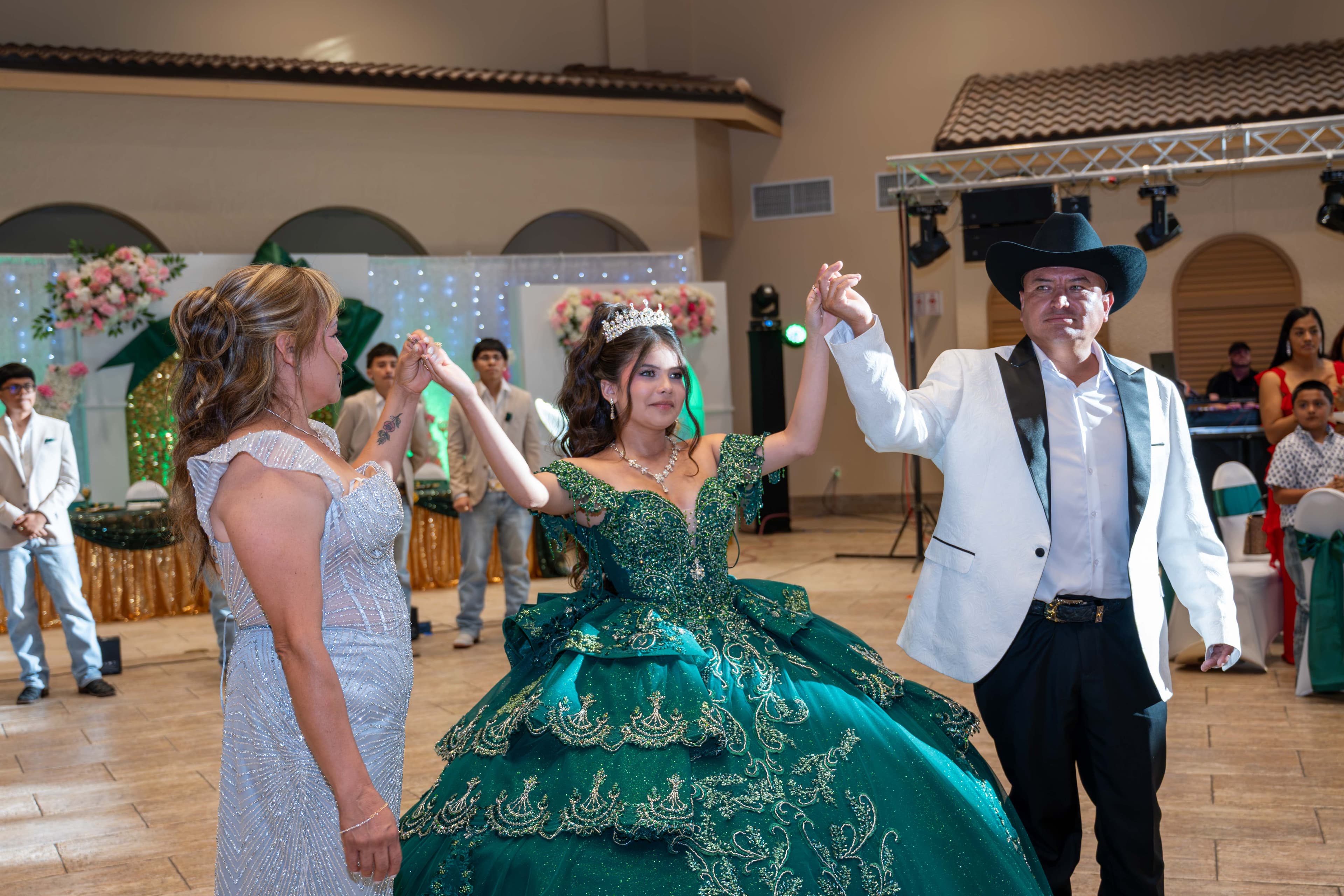 Quinceañera candid moment, Southwest Florida