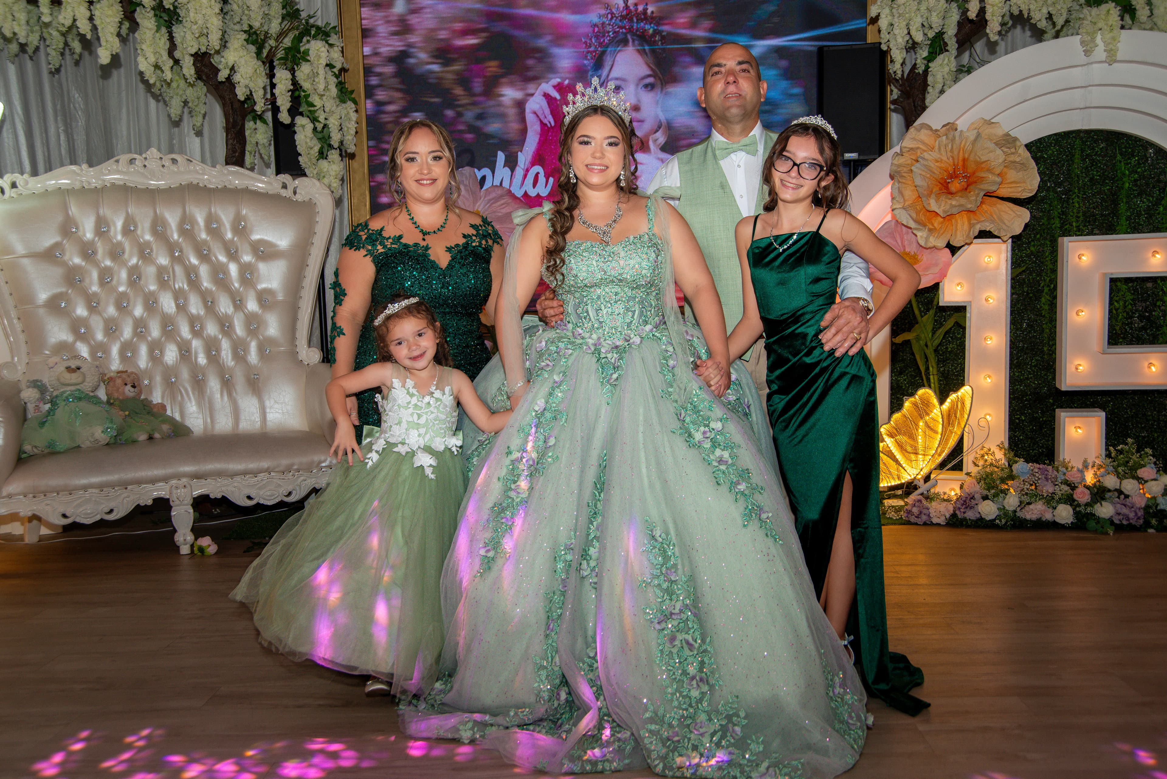 Quinceañera candid photo, Southwest Florida