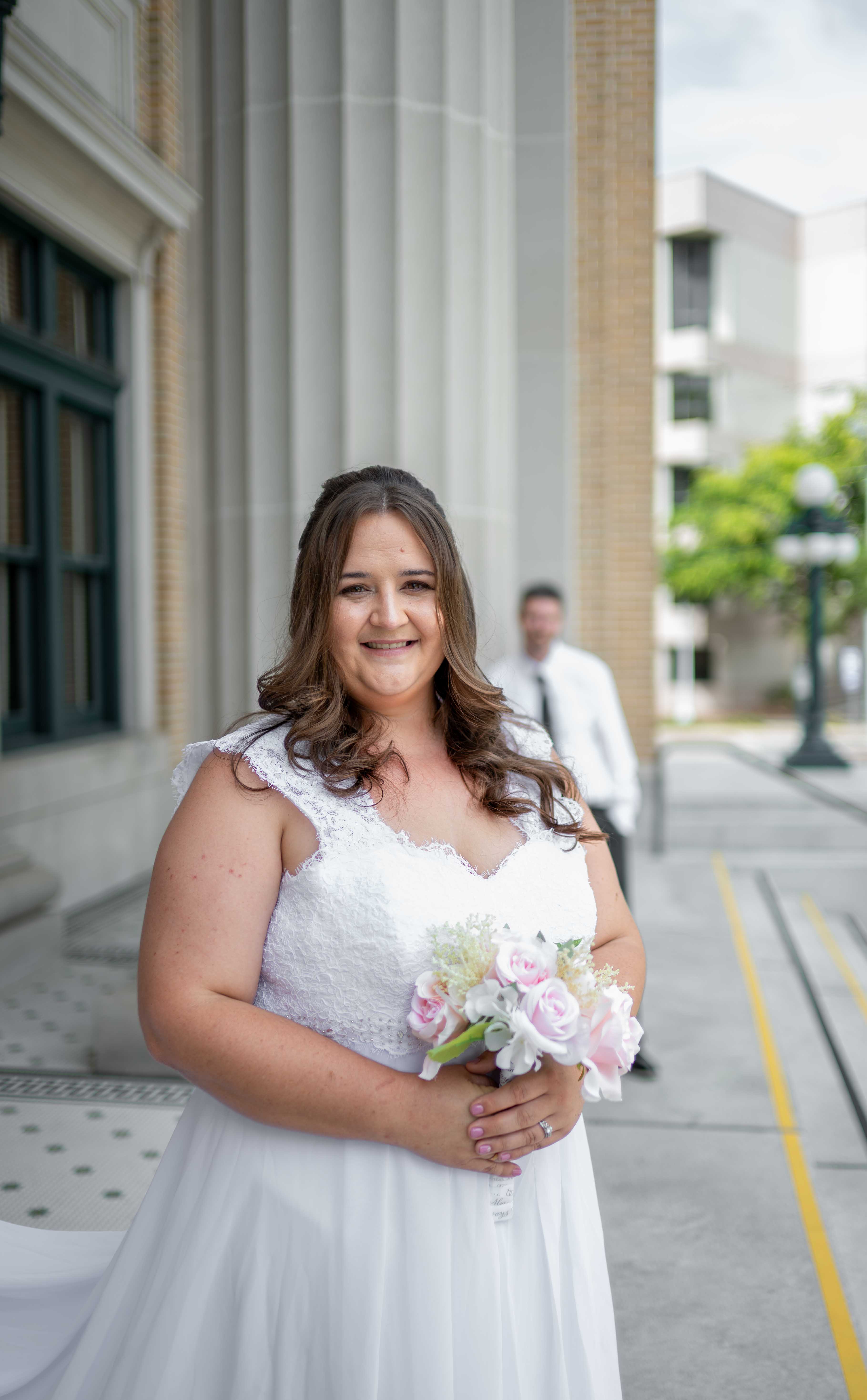 Bride and groom portrait, Southwest Florida wedding