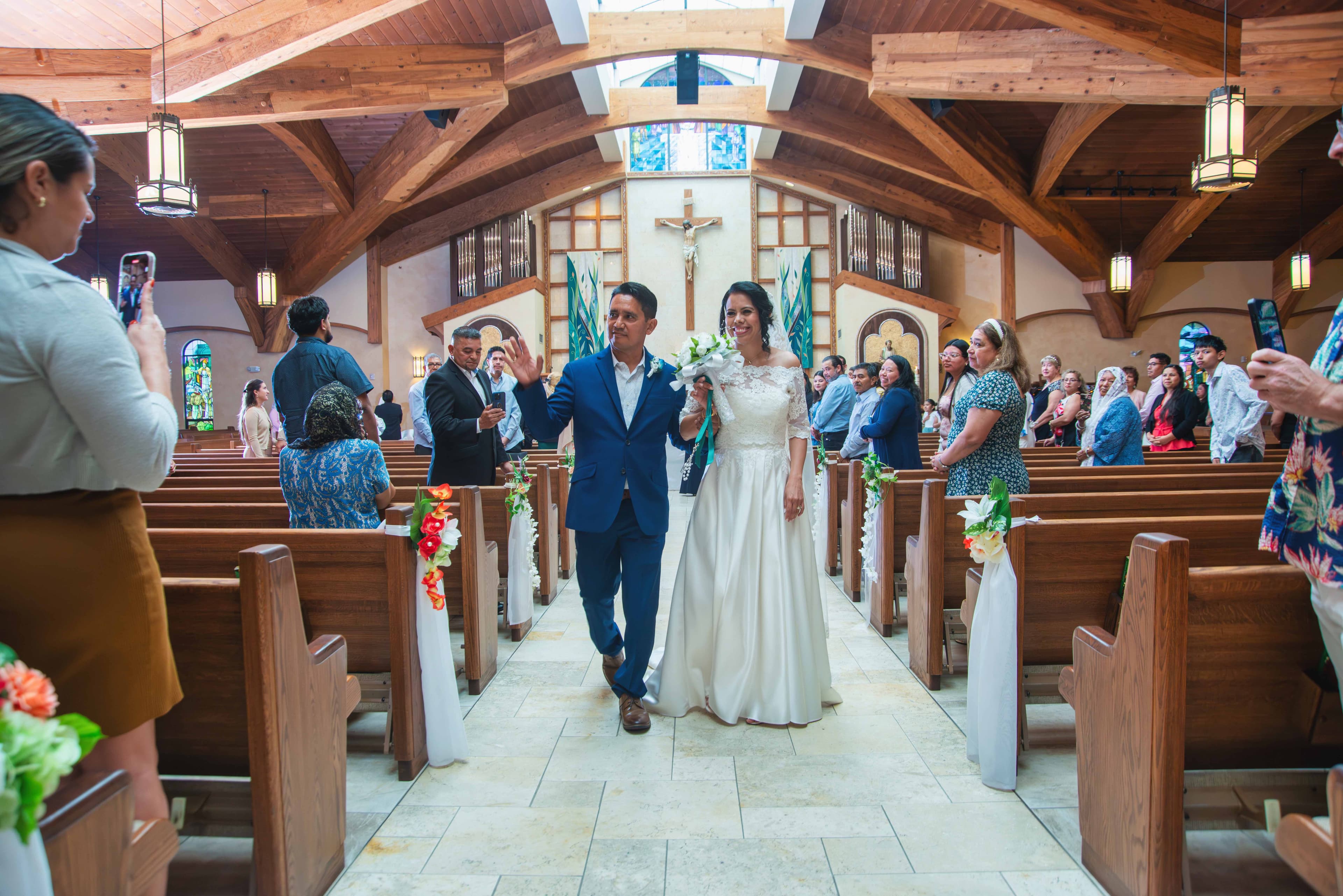 Newlyweds portrait, SWFL wedding photographer Felix Camara